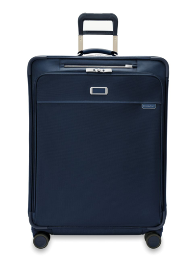 Briggs & Riley Baseline 29-inch Large Expandable Spinner Suitcase In Navy