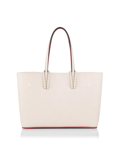 Christian Louboutin Cabata Loubinthesky Leather Tote In Leche