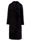 DAWN LEVY WOMEN'S GISELE SEQUINED WOOL-BLEND MAXI COAT