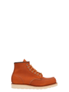 RED WING SHOES CLASSIC MOC BOOTS, ANKLE BOOTS BROWN