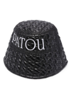 PATOU EMBROIDERED-LOGO BUCKET HAT