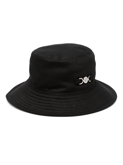 Versace Logo Plaque Bucket Hat In New