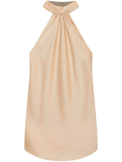 Simkhai Thea Halter Top In Neutrals
