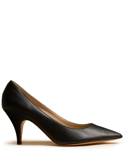 Khaite River Iconic Leather Pumps In Black