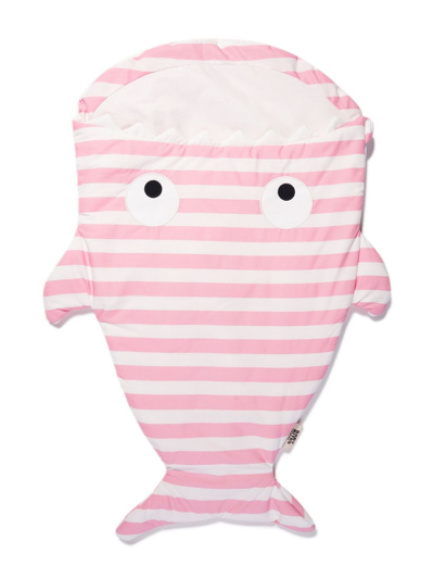 Baby Bites Babies' Animal-shaped Cotton Sleeping Bag In Pink