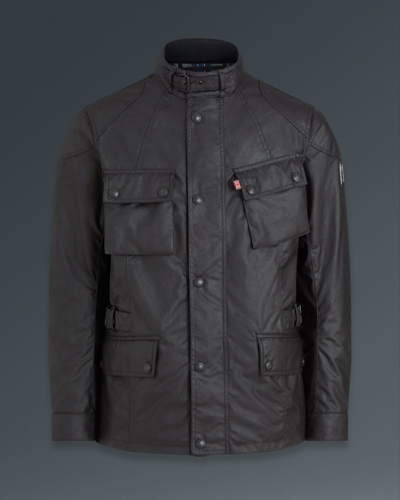 Belstaff Stealth Crosby Motorcycle Jacket In Black