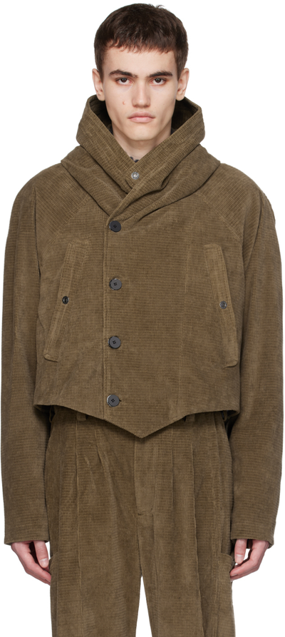 ジャケット・アウター KIKO KOSTADINOV REMUS HOODED JACKET Kiko Kostadinov: Men'S Remus Hooded Jacket (Lichen Green