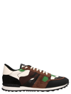 Valentino Garavani Camouflage Rockrunner Sneaker In Multicolor
