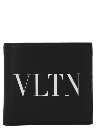 Valentino Garavani Vltn Wallet In White/black