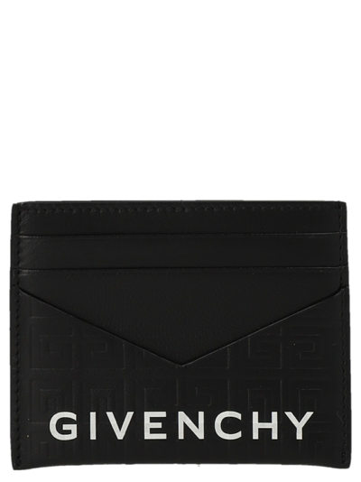 Givenchy G-cut Card Holder In Black