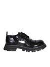 Alexander Mcqueen Flats In Black