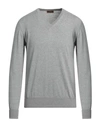 ALPHA MASSIMO REBECCHI ALPHA MASSIMO REBECCHI MAN SWEATER LIGHT GREY SIZE 38 MERINO WOOL