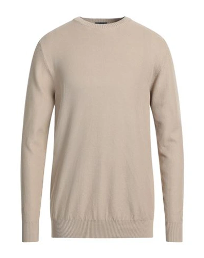 Drumohr Man Sweater Sand Size 40 Cotton In Beige