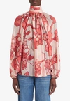 ETRO BERRY PRINT GEORGETTE BLOUSE