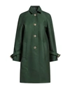 Semicouture Woman Coat Dark Green Size 8 Virgin Wool, Polyamide, Polyester