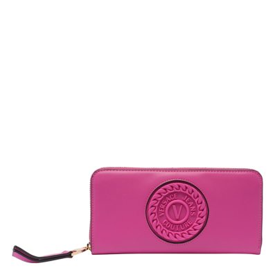 Versace Jeans Couture Wallet In Fuchsia