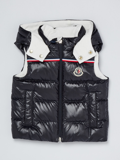 Moncler Kids' Peter Vest In Blu