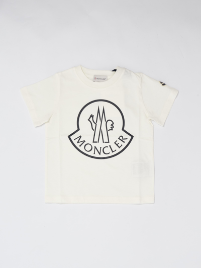 Moncler Kids' T-shirt T-shirt In White