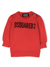 DSQUARED2 RED WOOL BLEND JUMPER