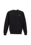 Lacoste Pullover In Cotone Nero In Black