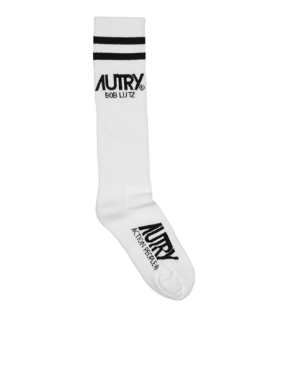 Autry Socks In Tinto White