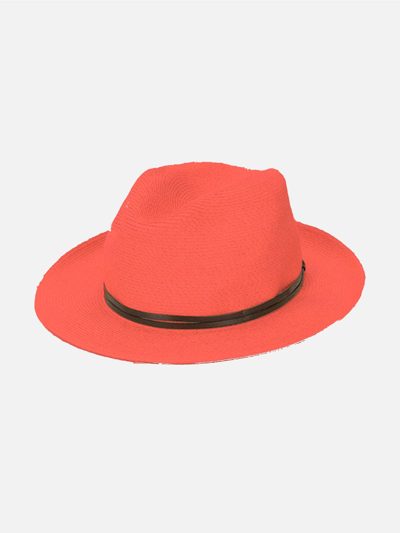 Mc2 Saint Barth Red Straw Hat