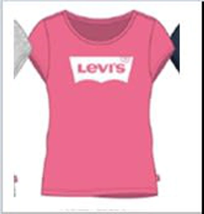 Levi's Kids' Pink T-shirt For Girl With Logo