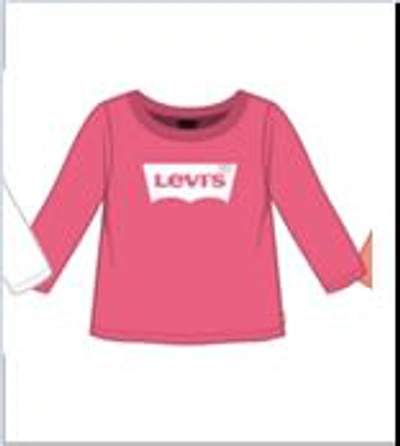 Levi's Pink T-shirt For Baby Girl With Logo