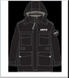 LEVI'S BLACK JACKET FOR BOY WITH LOGO