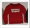 LEVI'S RED SWEATSHIRT FOR BABY KIDS WITH LOGO