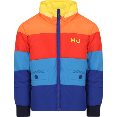 Little Marc Jacobs Kids' Multicolor Padded Jacket For Boy