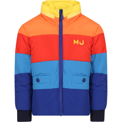 Marc Jacobs Kids' Multicolor Padded Jacket For Boy
