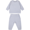 Givenchy Logo-embroidered Cotton Tracksuit (set Of Two) In Light Blue