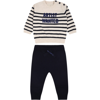 ZADIG &AMP; VOLTAIRE BLUE AND IVORY SET FOR BABY