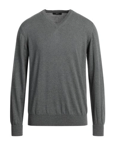 Alpha Massimo Rebecchi Man Sweater Grey Size 48 Wool