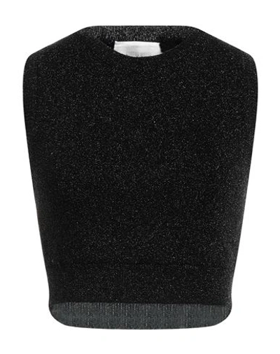 Circus Hotel Woman Sweater Black Size 8 Viscose, Polyamide In Black