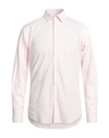 Cavalli Class Man Shirt Light Pink Size 17 ½ Cotton, Elastane