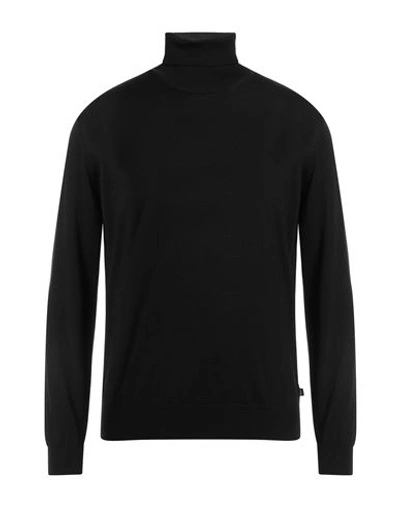 Ferrante Man Turtleneck Black Size 48 Merino Wool