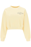 SPORTY AND RICH SPORTY RICH CROPPED SWEATSHIRT
