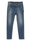 Dondup Low-rise Straight-leg Jeans In Blue