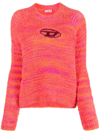 DIESEL M-KYRA LOGO-PLAQUE JUMPER