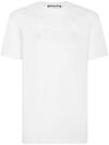 Philipp Plein T-shirt Round Neck Ss Gothic Plein In White