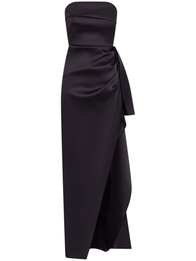 Nicholas Erelyn Strapless Gown In Black