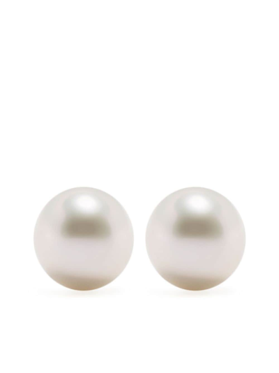 Hatton Labs Pearl-stud Earrings In Silver