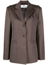 Lvir Wool Three Way Bolero Jacket In Brown