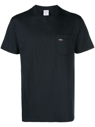 Noah Ny Logo-print Cotton T-shirt In Black
