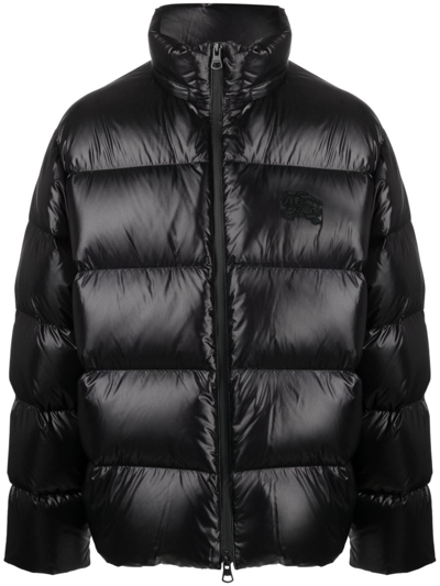 Burberry Padded Jacket In Schwarz