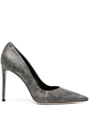 PARIS TEXAS 105MM LEATHER PUMPS