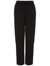 ARMANI EXCHANGE CROPPED TAPERED-LEG TROUSERS