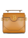 Balmain Top Handle Shoulder Bag In Braun